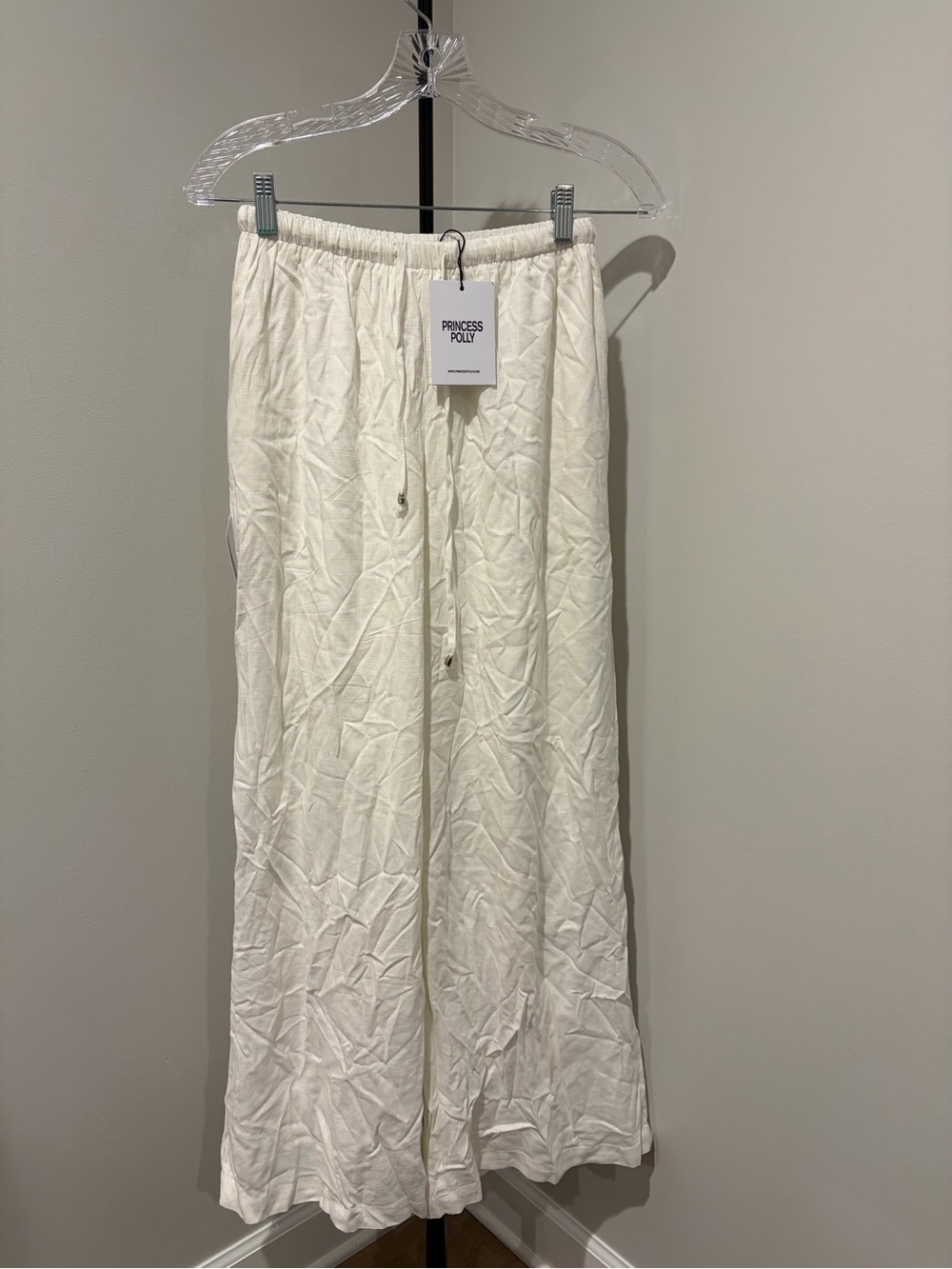 Princess Polly NWT linen pants wide leg size 4